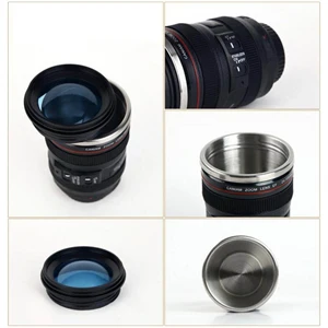 Photographer Camera Lens Coffee Cup