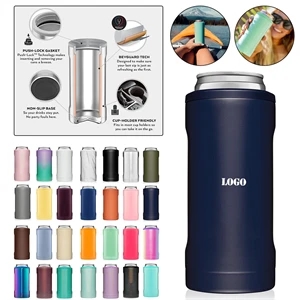 Slim Double-Walled Stainless Steel Insulated Cup