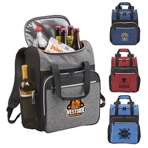 24-Can Heather Backpack Cooler