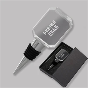 Rectangle Crystal Wine Bottle Stopper