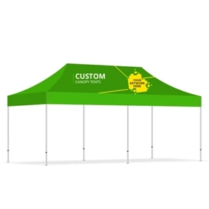 20 Ft Aluminum Canopy Tent Package With Topper and Frame