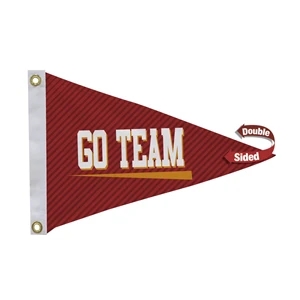 12" x 18" Nylon Pennant Flag Double-Sided