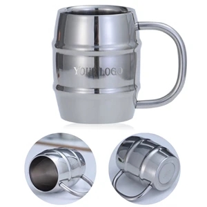 7Oz. Stainless Steel Keg Mug