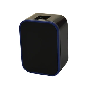 Dual Port Wall Charger Adapter with LED Rim