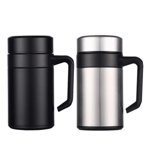 Custom Logo 14 oz Stainless Steel Tumbler/Mug with Handle