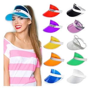 Unisex Sun Visors Plastic Cap