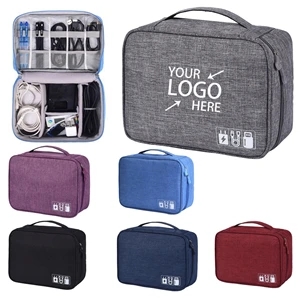 Electronics Organizer Travel Cable Storage Bag