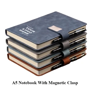 A5 Notebook With Magnetic Clasp