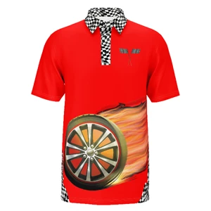 Custom Logo Men's Polo Shirt. Custom Sublimated
