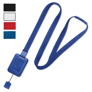 Custom Logo 5/8" Blank SlimReel™* Lanyard/Badge Reel System