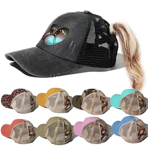 Criss Cross Ponytail Baseball Caps