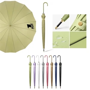 Durable Straight Umbrella With Cortical Handle