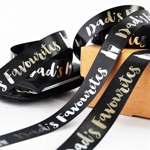 Custom Continuous Imprinted Satin Ribbons