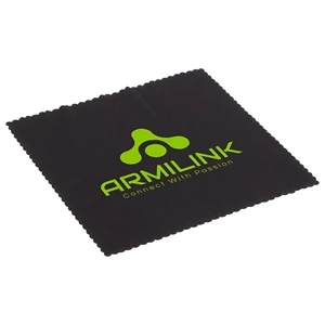 6- x 6- 220GSM Microfiber Lens Cloth with Antimicrobial Addi