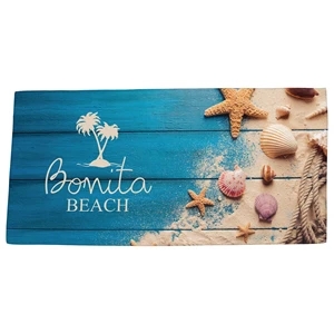 Boardwalk 30- x 60- Microfiber Beach Blanket/Towel- Full-Col