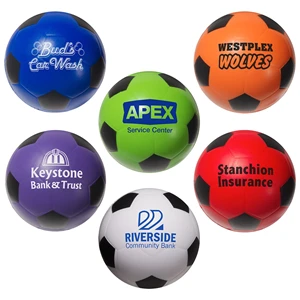Custom Logo Soccer Ball Stress Reliever