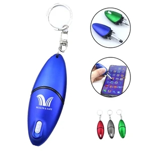 Ballpoint Pen With Flashlight Screwdriver