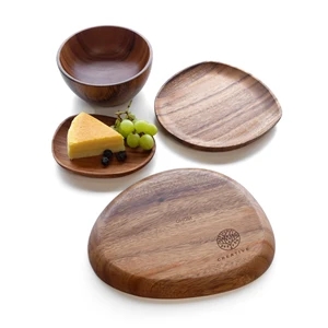 Foree Wooden Dinnerware Set