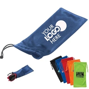 Microfiber Glass Pouch With Drawstring