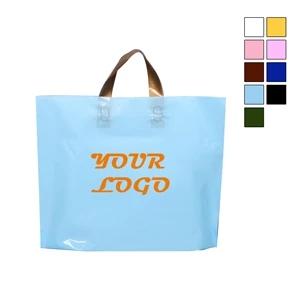 Foldable Plastic Grocery & Retail Boutique Bag