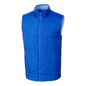 Cutter & Buck Stealth Hybrid Quilted Mens Windbreaker Vest