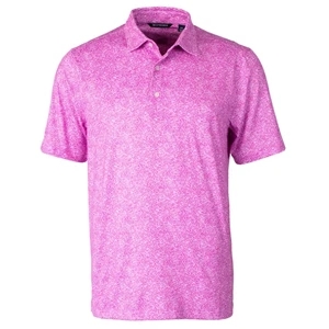 Cutter & Buck Pike Constellation Print Stretch Mens Polo
