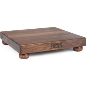 John Boos Black Walnut Cutting Board, 12'' x 12'' x 1.5''