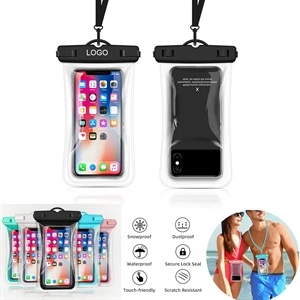 Floating Waterproof Phone Pouch With Lanyard