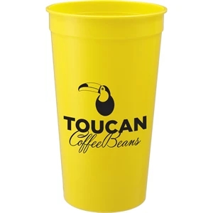 Solid 32oz Recycled Stadium Cup