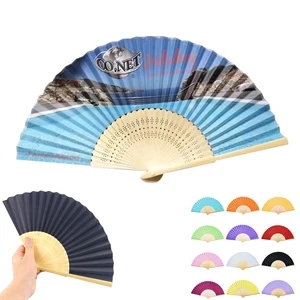 Handheld Folded Fan For Church Wedding Gift