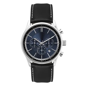 Unisex Watch Blue Sunray Dial Chronograph