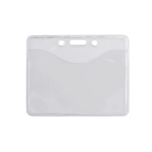 Premium Vinyl Horizontal Badge Holder 3.83 x 3.06