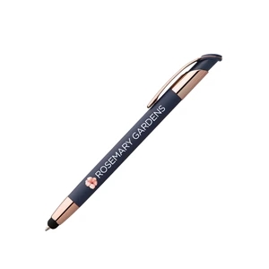 Veneto Softy Rose Gold Pen with Stylus - ColorJet