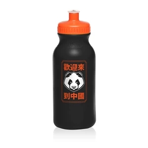 20 oz. SPIRIT Water Bottles with Push Cap w/ 2 Color Imprint