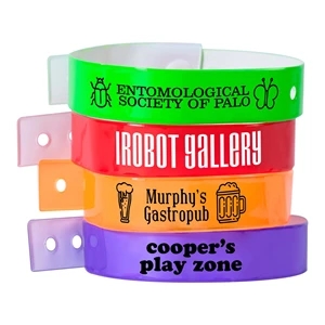 L-Shaped Vinyl Wristbands