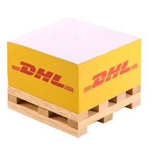 Custom Self Adhesive Notepad With Wooden Pallet