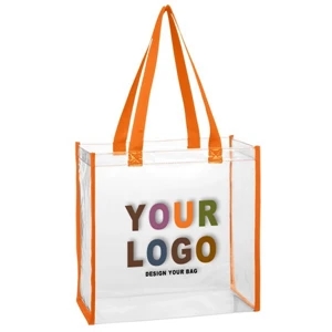 Clear Vinyl Stadium Tote Bags