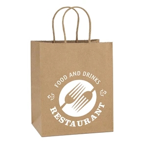 Kraft Paper Take-Out Bag