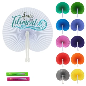 Colorful Folding Paper Fan