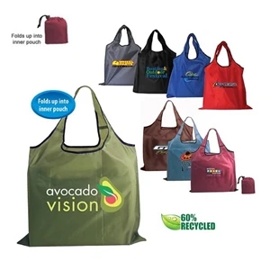 Bazaar RPET Folding Reusable Tote Bag