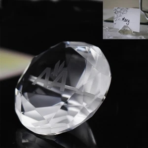Crystal Diamond Place Card Holders