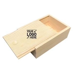 Customized Wooden Box with Sliding-Lid, Wooden Gift Box