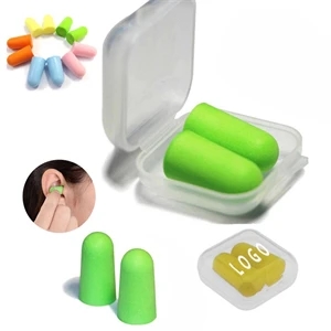 Soft Foam Earplugs with Case