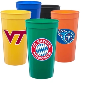 Large Stadium Cup w/ Custom Imprint 22 oz.