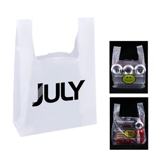 Plastic T-Shirt Shopping Bag