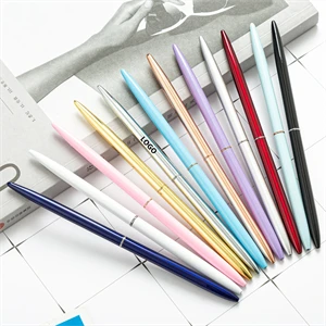 Slim Metallic Ballpoint Pen