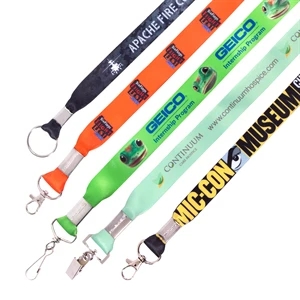 1" Pricebuster Dye Sublimated Lanyard