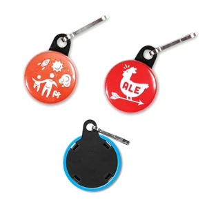 1" Circle Celluloid Zipper Pulls