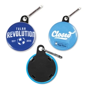 1.25" Circle Celluloid Zipper Pulls