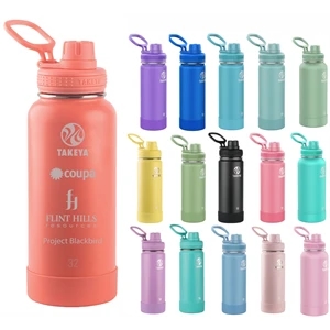 Takeya® 32 oz Actives Insulated Water Bottle With Spout Lid